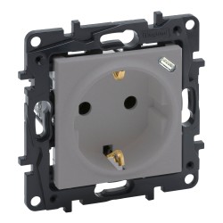 Enchufe + USB Tipo C Legrand 864127 Niloé Step