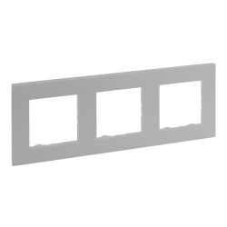Placa 3 Ventanas Legrand 864173 Niloé Step