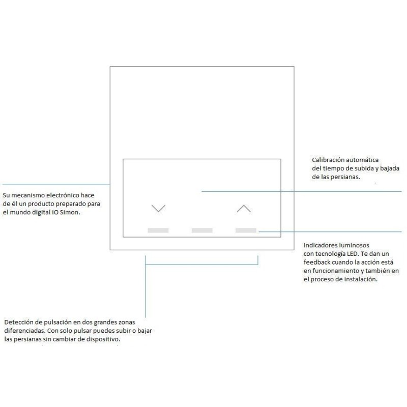 Tecla Persianas 10001080 Simon 100