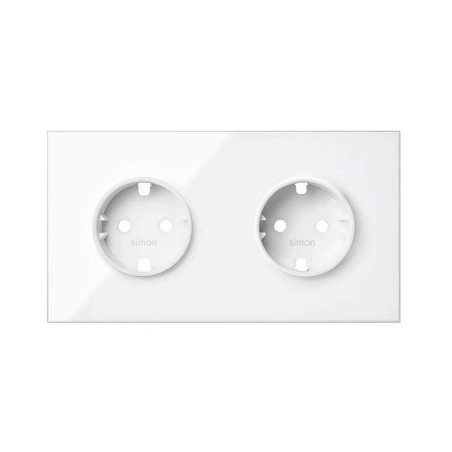 Kit Front 2 Bases Enchufe 10020202 Simon 100