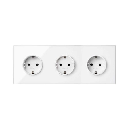 Kit Front 3 Bases Enchufe 10020302 Simon 100