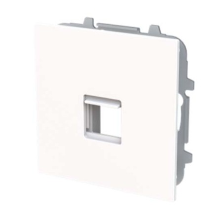 Tapa 1 conector RJ45 8916.3 Niessen Alba