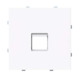 Tapa 1 conector RJ45 8916.3 Niessen Alba