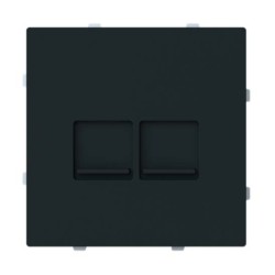 Tapa 2 conectores 8916.4 Niessen Alba