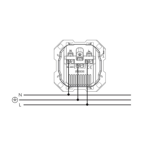 Kit Base de enchufe HUB PRO iO 10032108 Simon 100