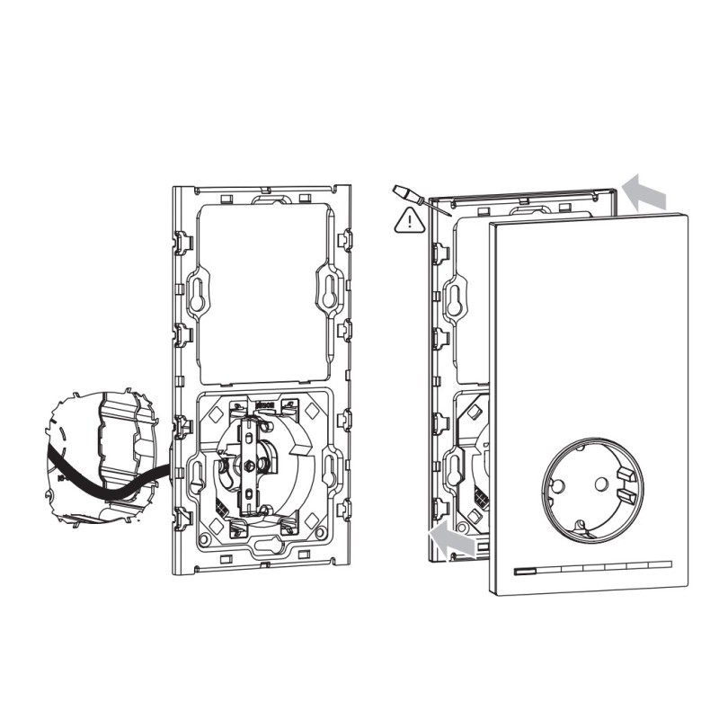 Kit Base de enchufe HUB PRO iO 10032108 Simon 100