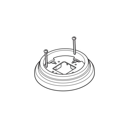 Peana doble con 1 agujero horizontal haya natural