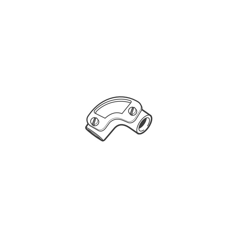 Codo con registro para tubo 20 mm Fontini 30120222