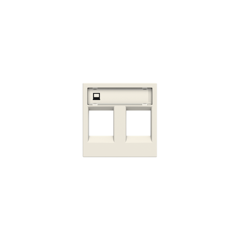 Tapa Doble Conector RJ45 N2218.2