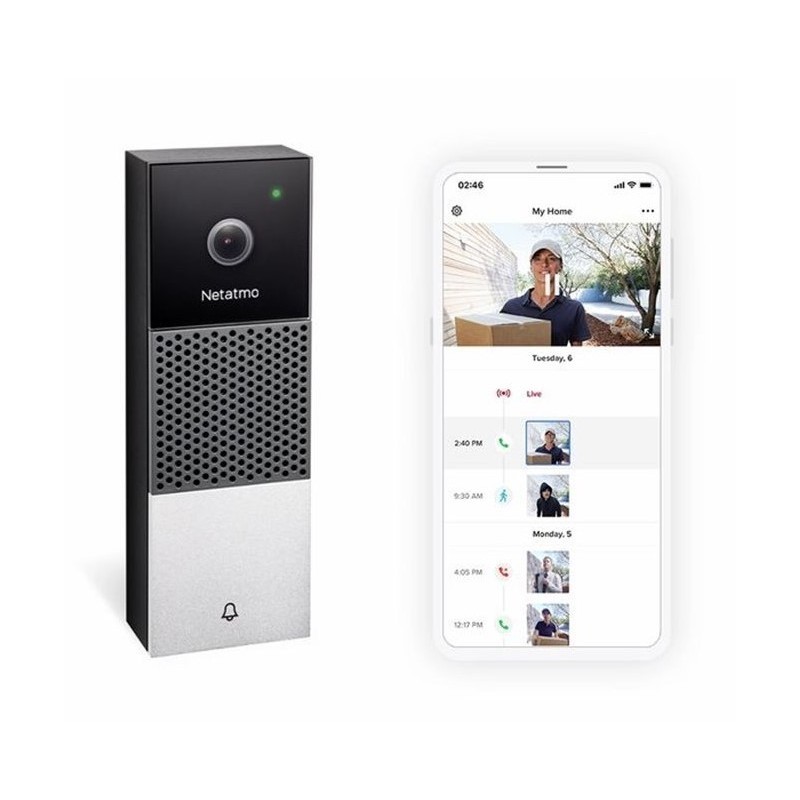 Timbre con Video Inteligente Netatmo NDB-PRO Legrand