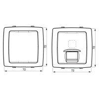 Base Teléfono RJ12 Legrand Oteo Blanco 086034
