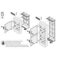 Caja Automáticos ABB Superficie 36 Módulos 41P12X32