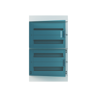 Caja Empotrar Puertas Transparentes Mistral41F 72 Módulos 41A18X42