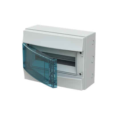 Caja Distribución Mistral65 ABB IP65 12 módulos Superficie 65P12X12