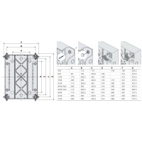Caja Distribución Superficie 48 módulos IP65 65P12X42 ABB