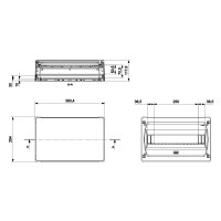Caja Superficie 18 Módulos Distribución IP40 IDE GPS18PO