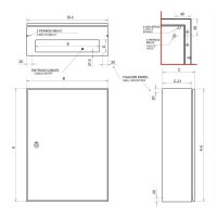 Armario IDE IP66 1000x600x250mm GN1006025 