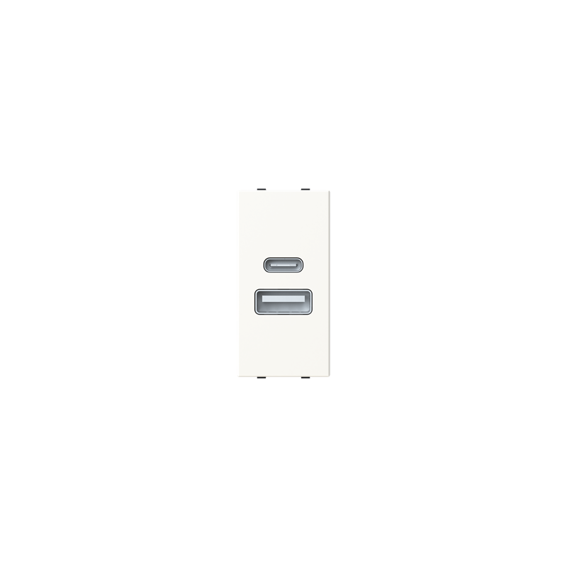 Cargador USB A+C 1 módulo N2185.3 Niessen Zenit
