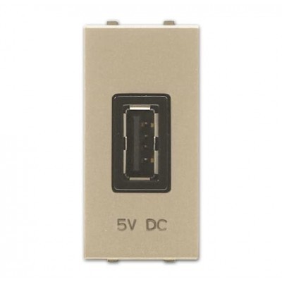 Cargador USB Niessen Zenit N2185 1 Módulo