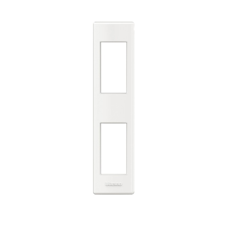 Placa Perfilería 1+1 Módulos Blanco LND4812 Livinglight