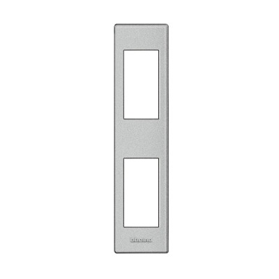 Placa para Perfilería 1+1 Módulos LND4812 BTicino Livinglight