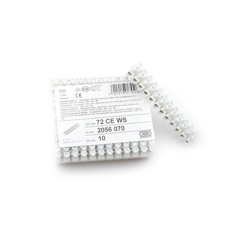 Bornas de conexión 72 CE 4mm2 OBO 2056070
