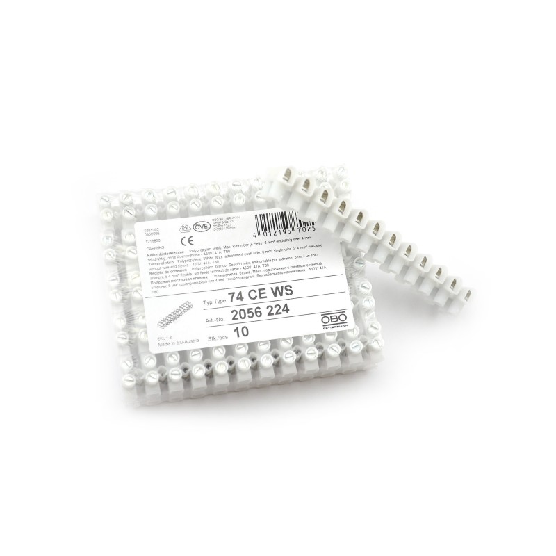 Bornas de conexión 74 CE 6mm2 OBO 2056224