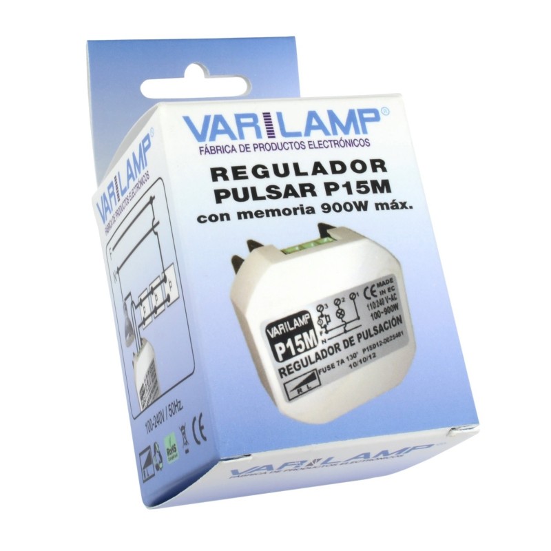Regulador de Iluminación por Pulsador Pulsar P15M