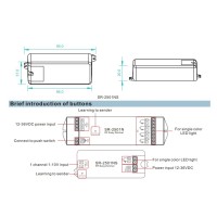 Regulador Universal de LED para control con Pulsadores TLS 2501NS