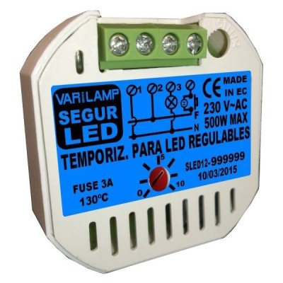 Temporizador Seguridad 250W SEGURLED Varilamp