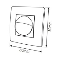 Detector LED de Presencia para Empotrar Dinuy DM CAM 003