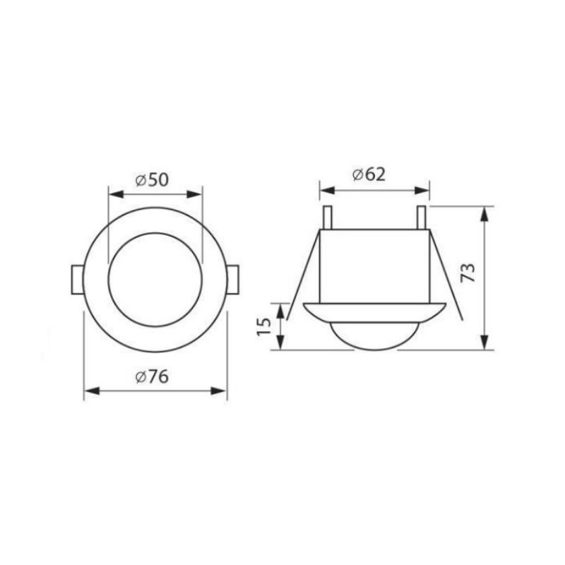 Detector de Presencia para Empotrar SDV Ultralux