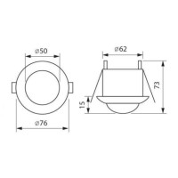 Detector de Presencia para Empotrar SDV Ultralux