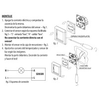 Detector de Movimiento Empotrar Ultralux KSD22