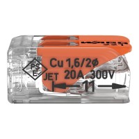 Borna Conexión 2 Conductores 4mm² Wago 221-412