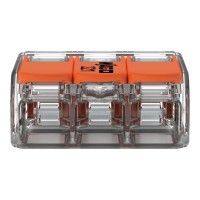Borna Conexión 3 Conductores 4mm² Wago 221-413