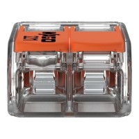 Borna Conexión 2 Conductores 6mm² Wago 221-612