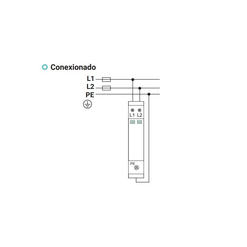 Protector sobretensiones transitorias Bifásico Tipo 2 Toscano V2T-15B