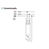 Protector sobretensiones transitorias Bifásico Tipo 2 Toscano V2T-15B