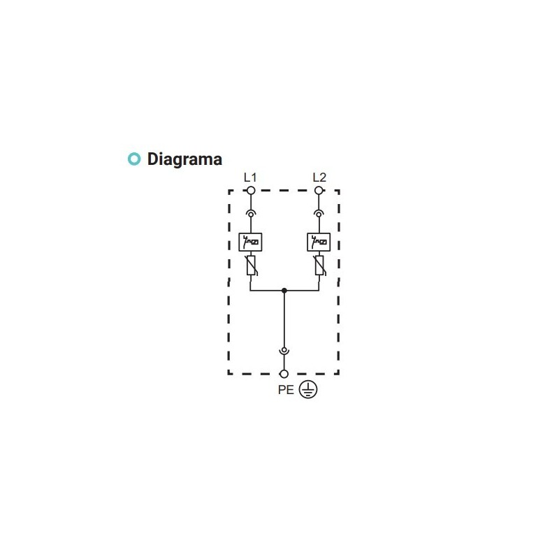 Protector sobretensiones transitorias Bifásico Tipo 2 Toscano V2T-15B