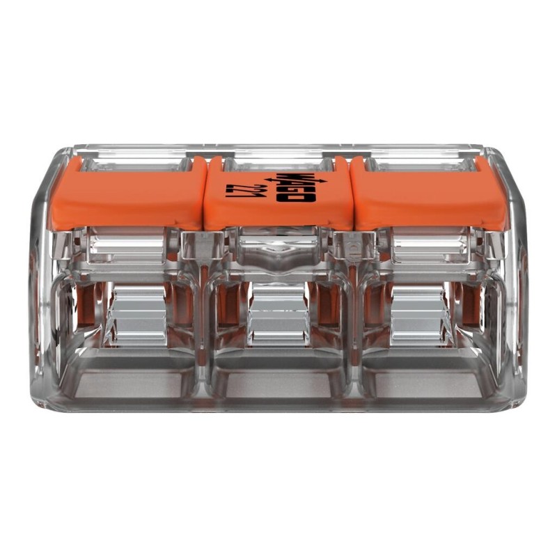 Borna Conexión 3 Conductores 6mm² Wago 221-613