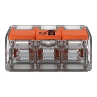 Borna Conexión 3 Conductores 6mm² Wago 221-613