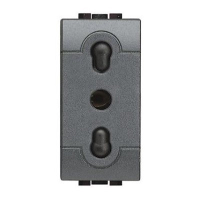 Enchufe Italiano 4180 BTicino Livinglight 1 Módulo