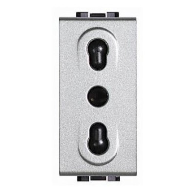 Enchufe Italiano 4180 BTicino Livinglight 1 Módulo