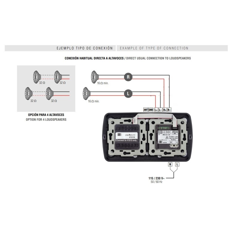 Kit Radio Bluetooth FM RDS 41020 Play&Sound EGI