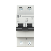 Automático vivienda 32A AEG 1P+N curva C EV61NC32