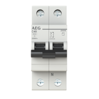 Automático vivienda 40A AEG 1P+N curva C EV61NC40