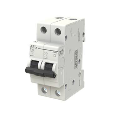 Automático vivienda 25A AEG 2P curva C EV62C25