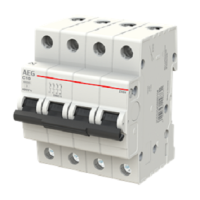 Automático residencial AEG 10A 4P curva C EH64C10