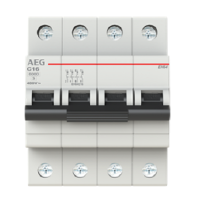 Automático residencial 16A AEG 4P curva C EH64C16